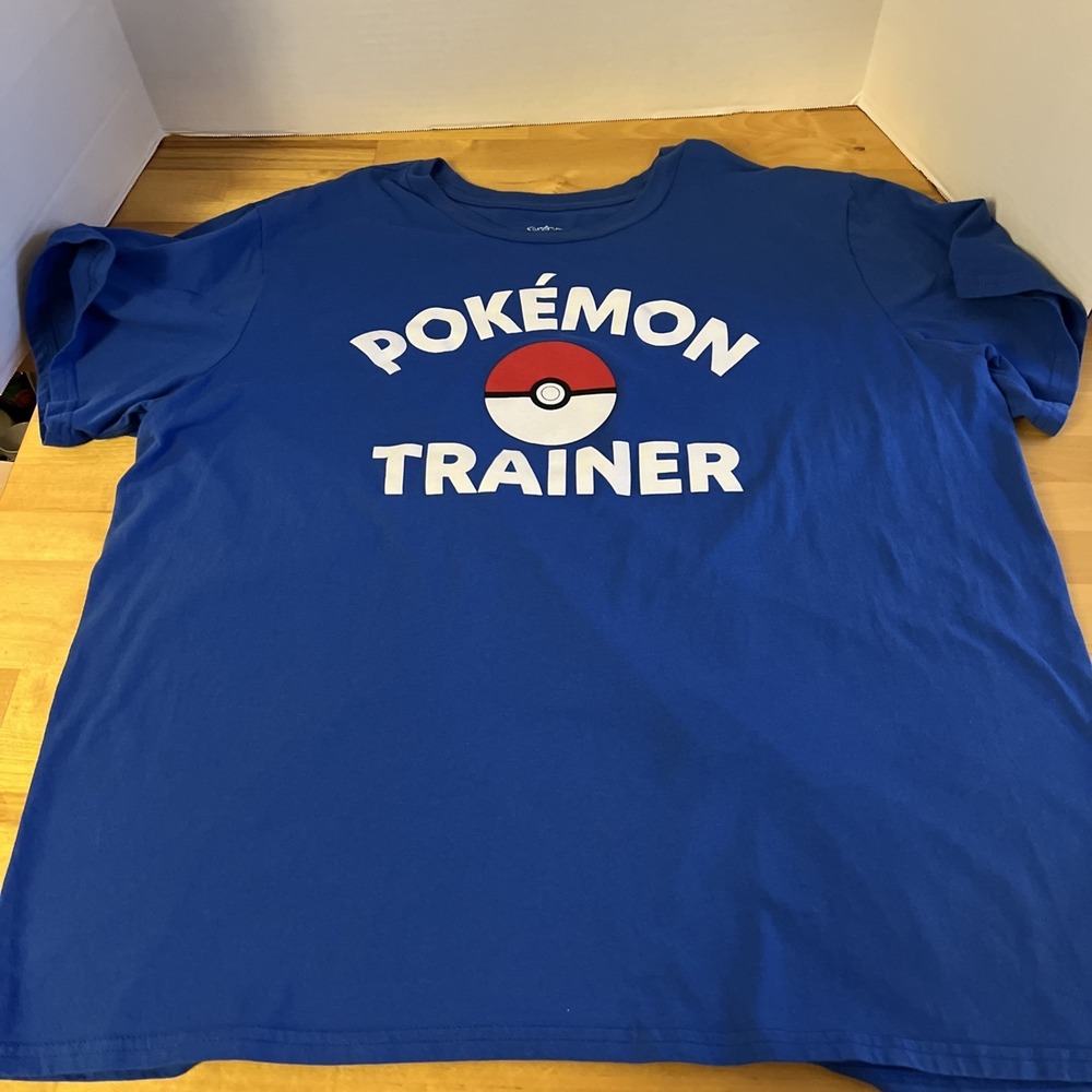 Pokemon Trainer Pokeball Poke Ball T-Shirt Officially Licensed Adult Tee XXL